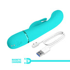 PRETTY LOVE COCCO rabbit platinum soft silicone vibrator - image 4