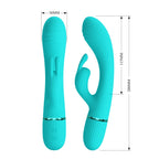 PRETTY LOVE COCCO rabbit platinum soft silicone vibrator - image 2
