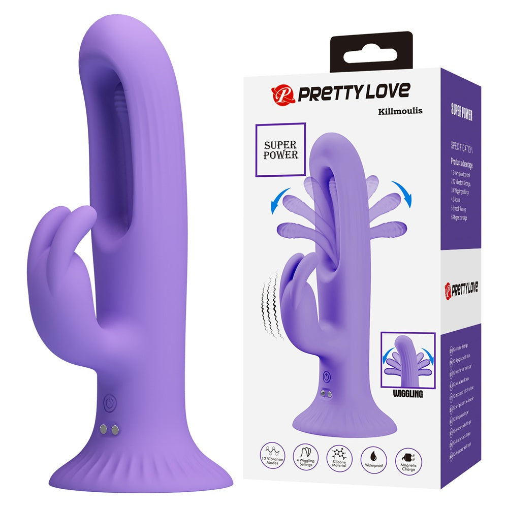 Pretty Love Killmoulis wiggling rabbit vibrator