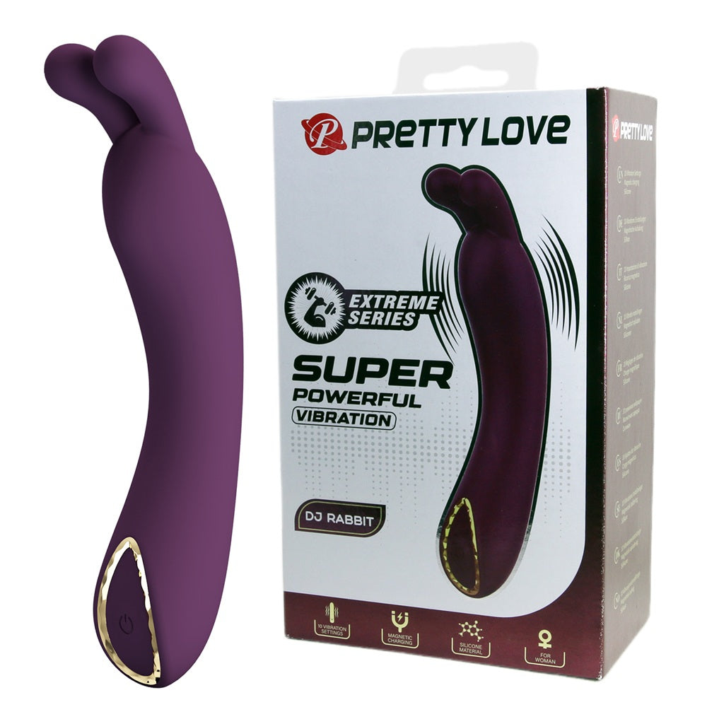 PRETTY LOVE DJ Rabbit ears stick vibrator