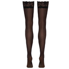 Cottelli elegant suspender black stockings
