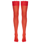 Cottelli elegant suspender red stockings