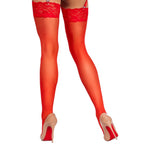 Cottelli elegant suspender red stockings