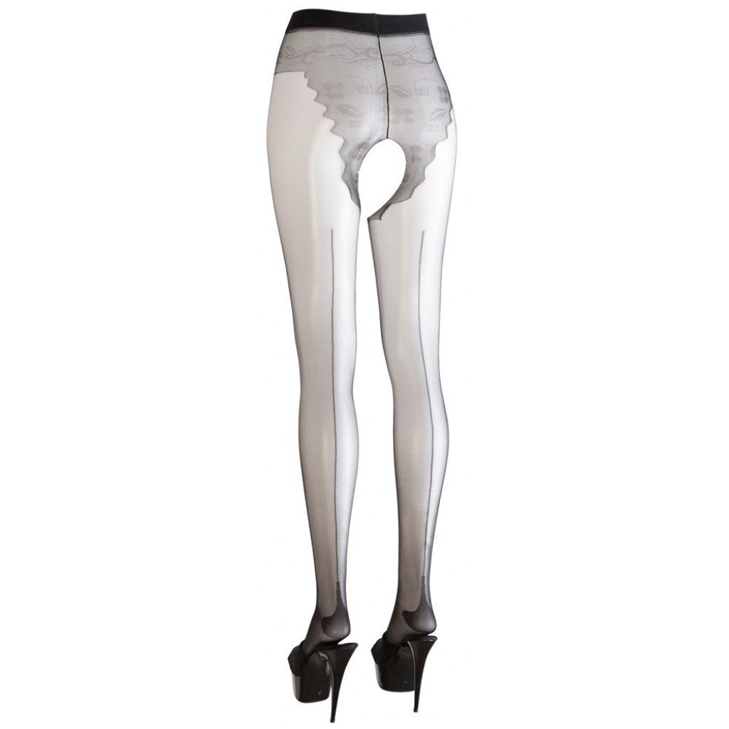 Crotchless Tights with Back Seam Κύρια εικόνα προϊόντος