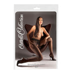 Crotchless Tights with Satin Shine - image 2