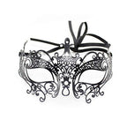 Decorative Metal Eye Mask with Rhinestone - image 2