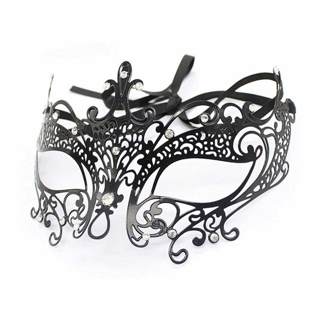 Decorative Metal Eye Mask with Rhinestone
