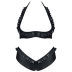 Demoniq Lea Open Cup Bra Set