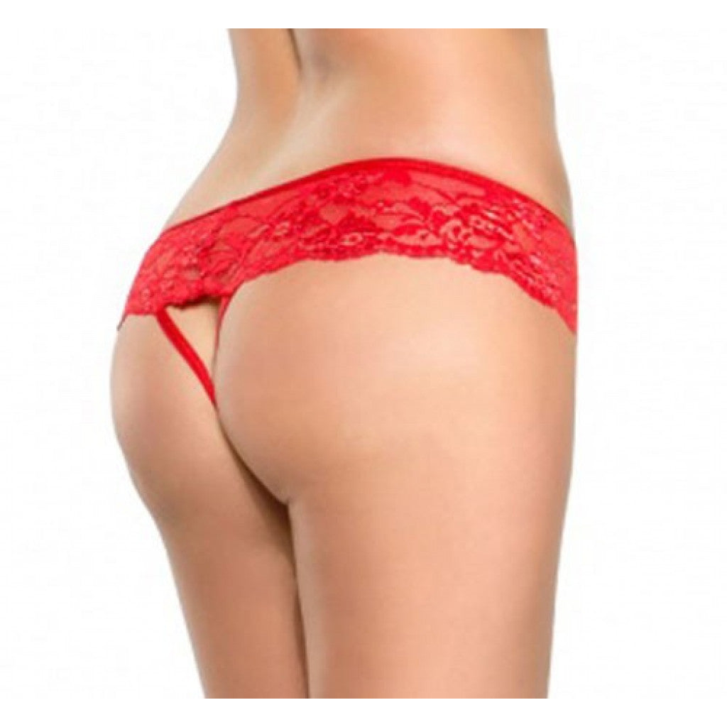 Demoniq Stella Red Lace Bra Set - image 3