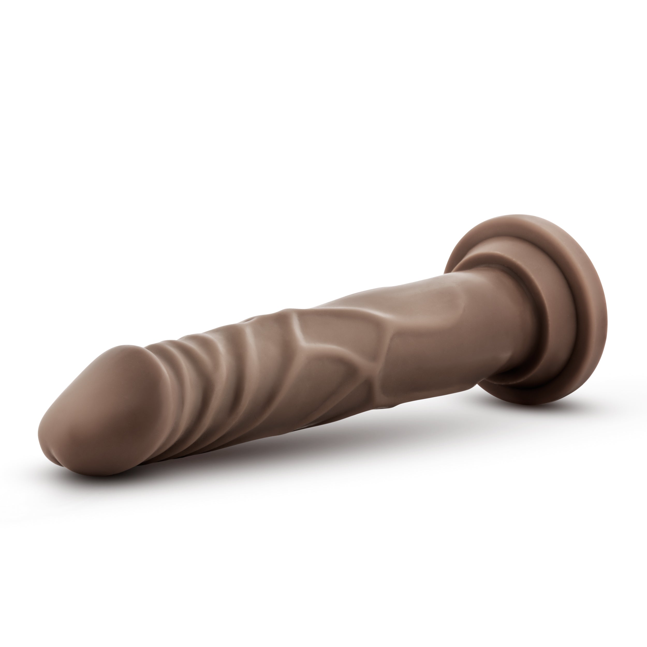 Dr Skin realistic chocolate cock with suction 17cm