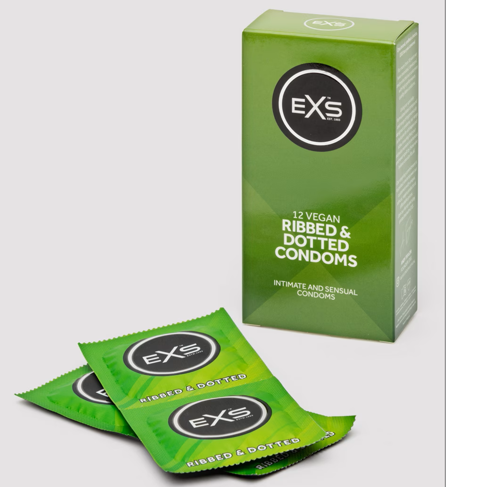 EXS Ribbed &amp; Dotted condoms 12 Pack - image 3