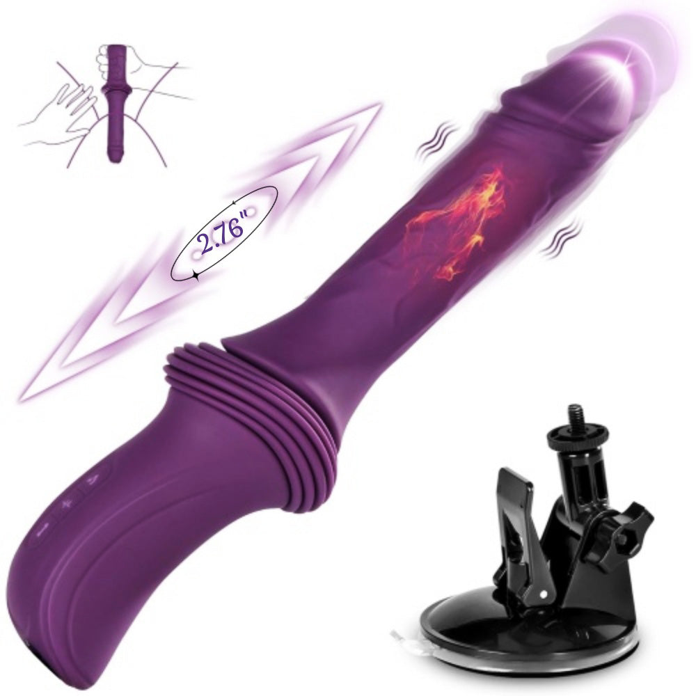 TOYBOY Dildo vibrator with Thrusting Heating and Removable Suction Cup Δευτερεύουσα εικόνα προϊόντος