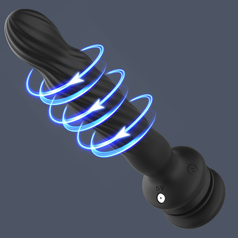 TOYBOY Anal Silicone wriggling vibrator with Remote Control Δευτερεύουσα εικόνα προϊόντος