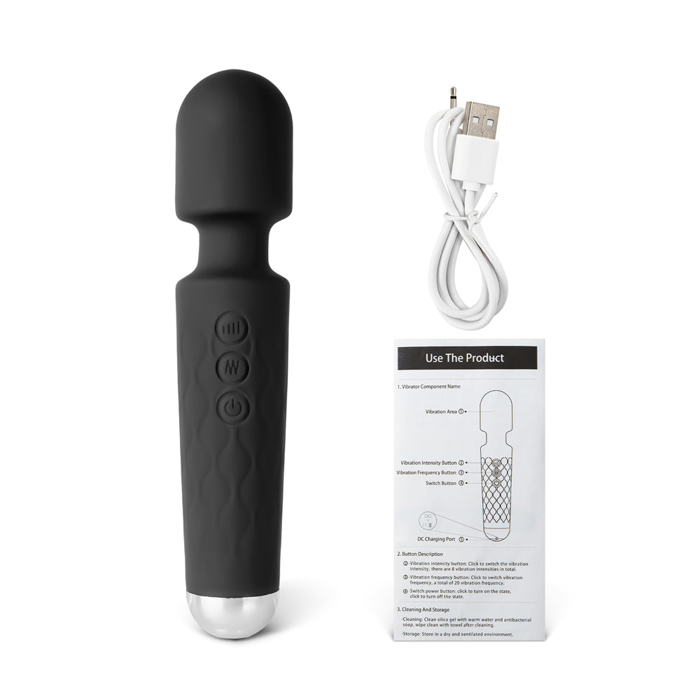 TOYBOY ANDROS Magic Wand Massaging Vibrator black