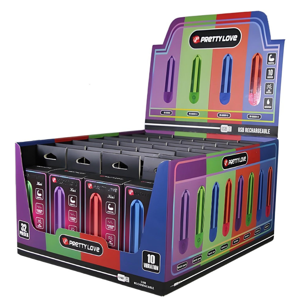 PRETTY LOVE 40 vibrating bullet Box sortment