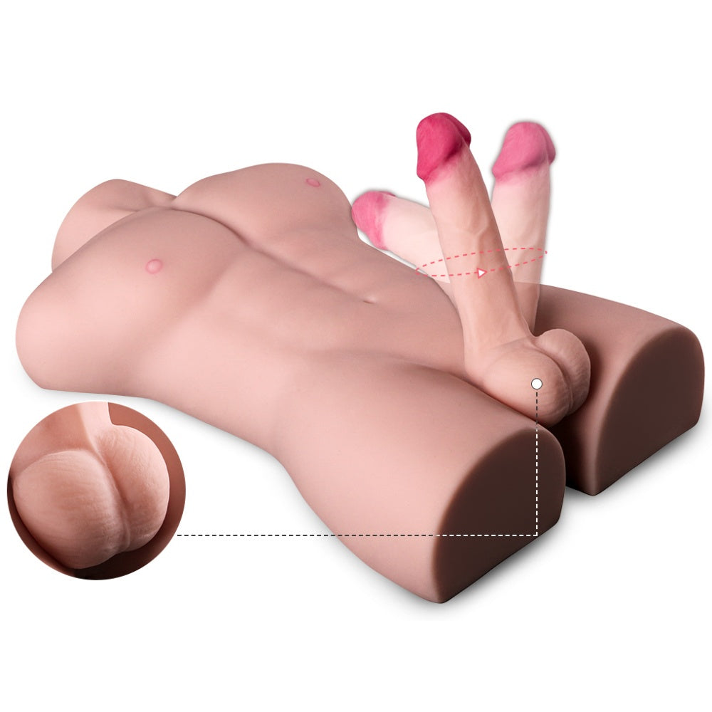MR ELLA Male Love doll Torso with cock and balls Δευτερεύουσα εικόνα προϊόντος
