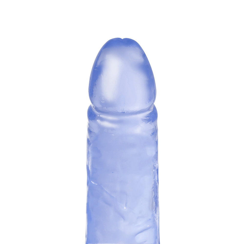 TOYBOY Clear Purple Dildo with suction base 17 cm - image 5