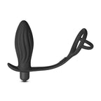 TOYBOY PINO silicone vibrating anal plug with ring