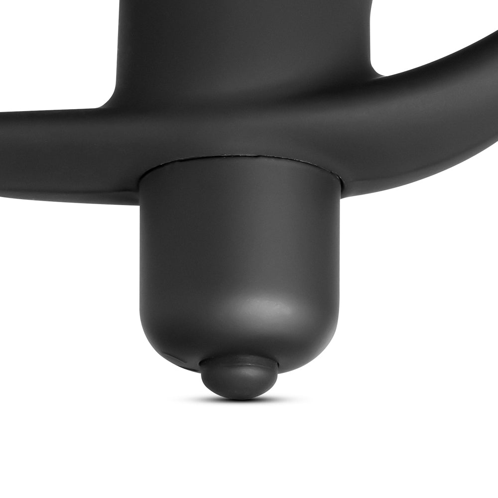 TOYBOY PINO silicone vibrating anal plug with ring