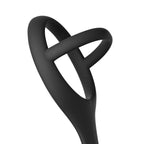 TOYBOY PINO silicone vibrating anal plug with ring