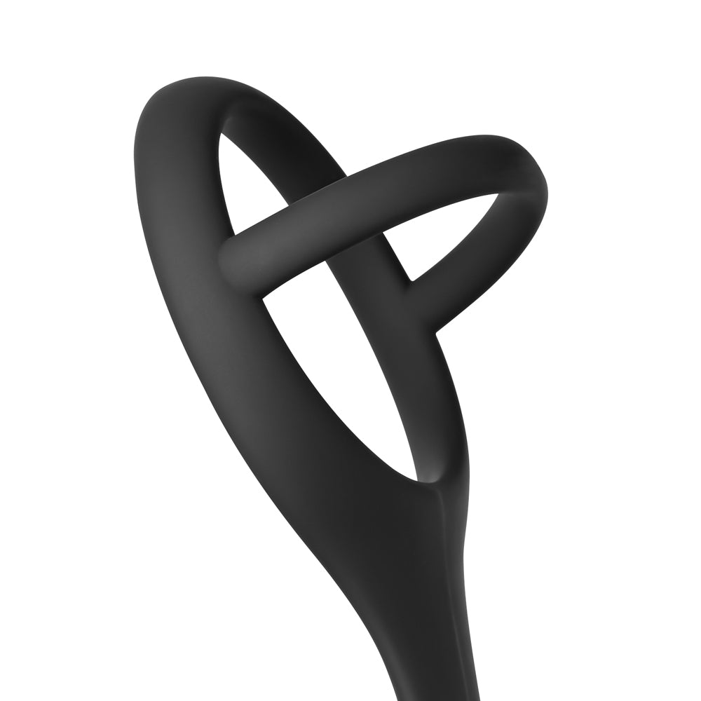 TOYBOY PINO silicone vibrating anal plug with ring