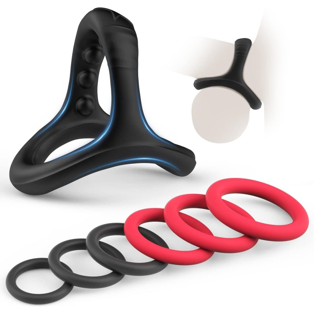 TOYBOY Stay and Play Silicone Penis Ring Set Κύρια εικόνα προϊόντος