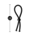 TOYBOY Black Adjustable Necktie Cock Ring - image 4