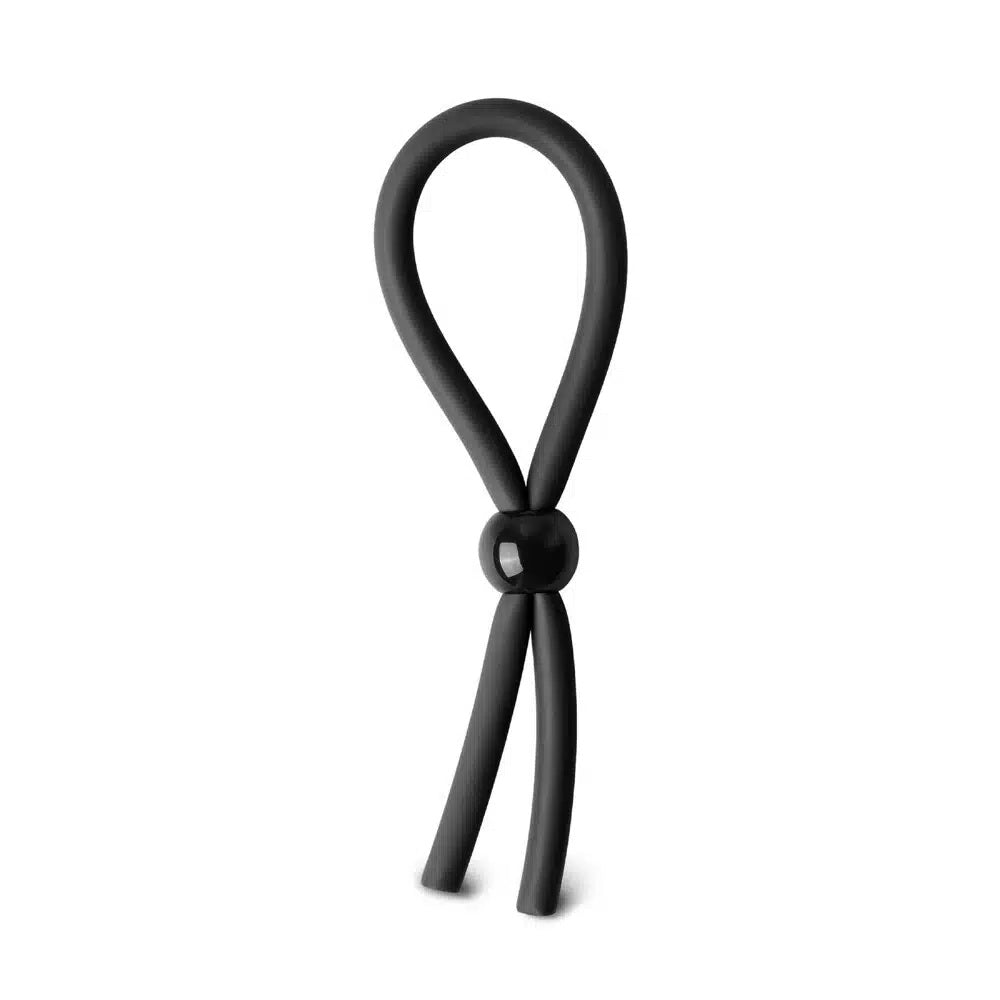 TOYBOY Black Adjustable Necktie Cock Ring - image 2