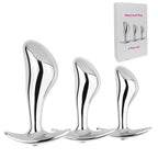 TOYBOY 3-Piece Finger Metal Anal Plug Set