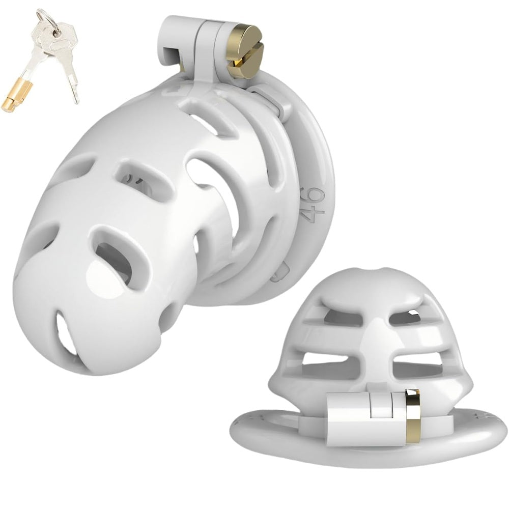 TOYBOY White Male Chastity Penis Cage Set Κύρια εικόνα προϊόντος