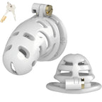 TOYBOY White Male Chastity Penis Cage Set