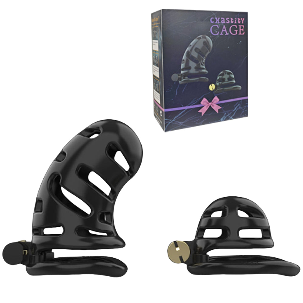 TOYBOY Black Male Chastity Penis Cage Set Main image