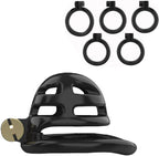 TOYBOY Black Male Chastity Penis Cage Set