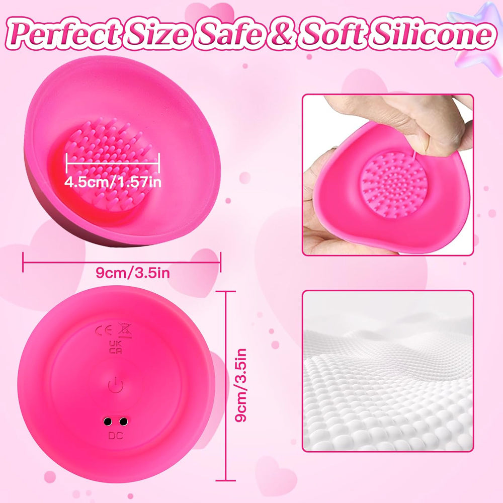 VIBE KISS Remote Controlled vibrating Nipple Suckers