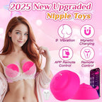 VIBE KISS Remote Controlled vibrating Nipple Suckers
