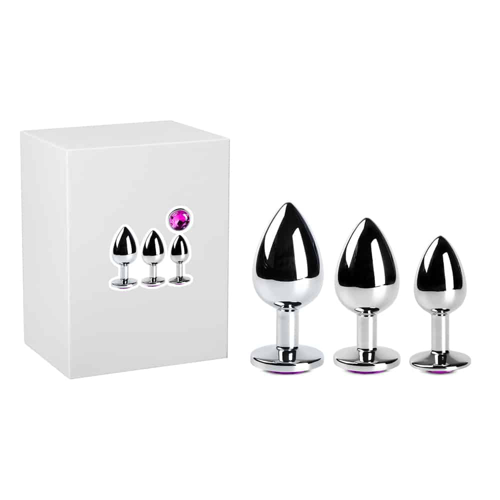 TOYBOY TRIO PLEASERS Metal Butt Plug Set Main image