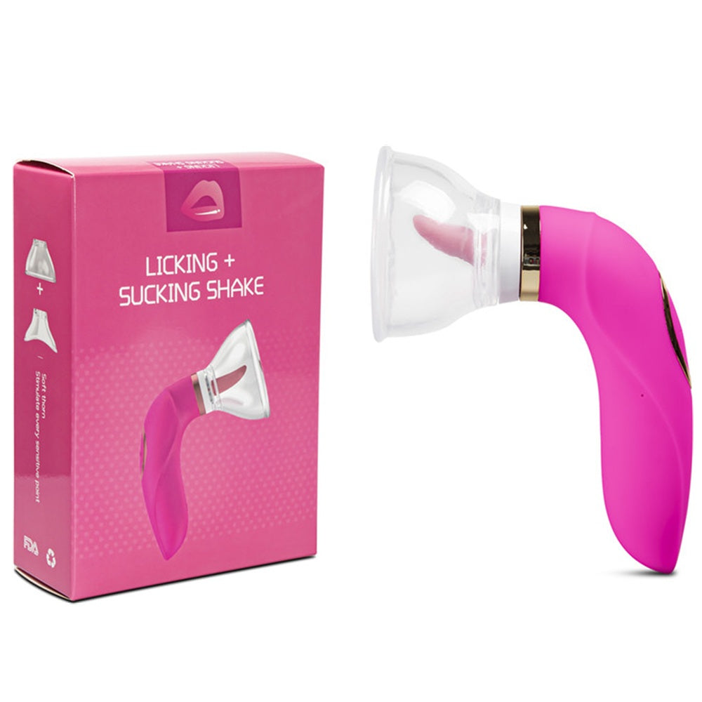Tongue-Gasm Sucking and licking Clitoral Massager