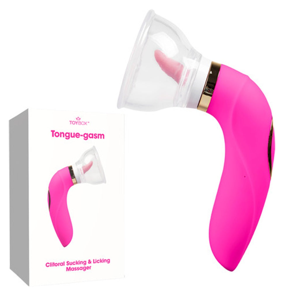 Tongue-Gasm Sucking and licking Clitoral Massager Κύρια εικόνα προϊόντος