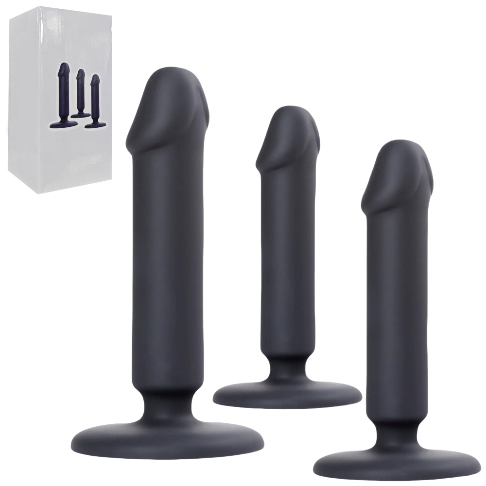 TOYBOY Black Trio silicone dildo Set Κύρια εικόνα προϊόντος