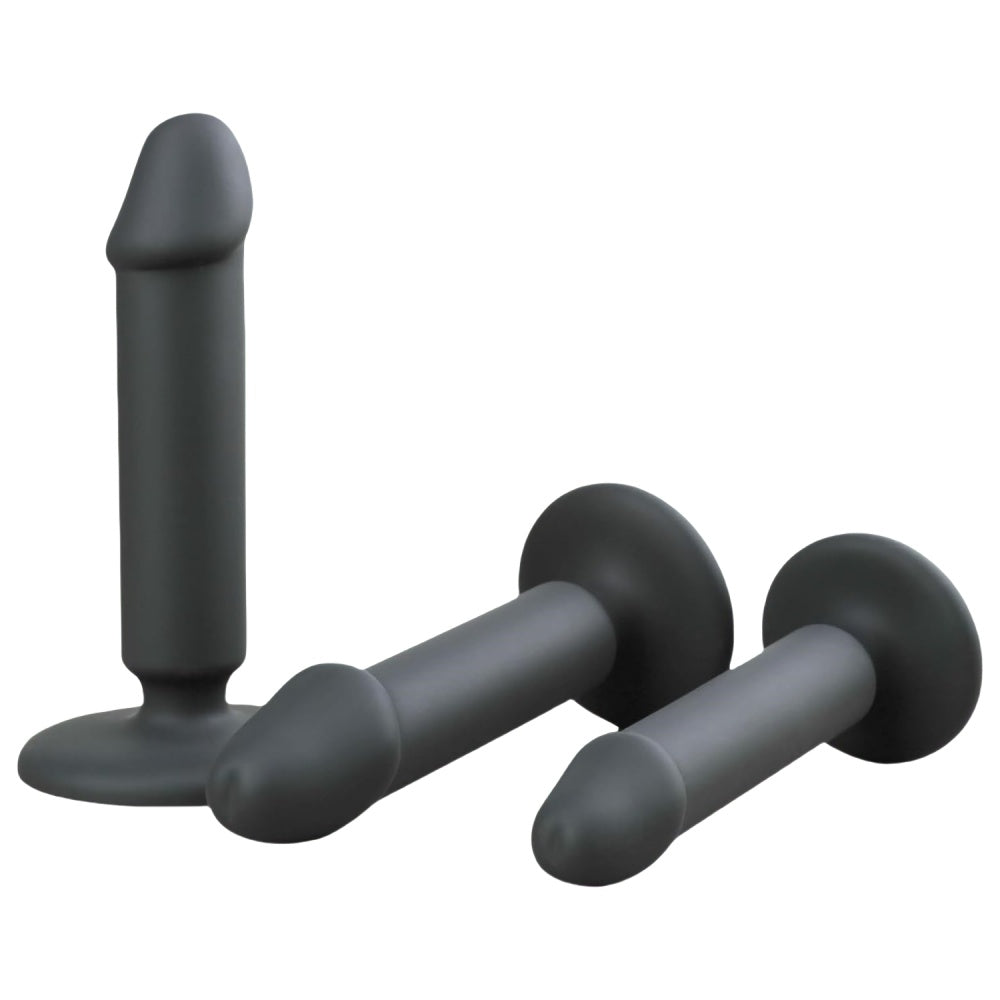 TOYBOY Black Trio silicone dildo Set