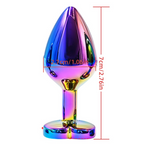 TOYBOY BELLA SFINA Rainbow Metal Butt Plug M