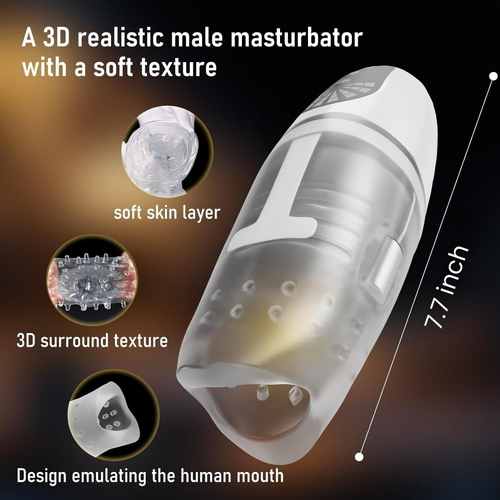 TOYBOY Oral sucking Vibrating Male Stroker - image 4