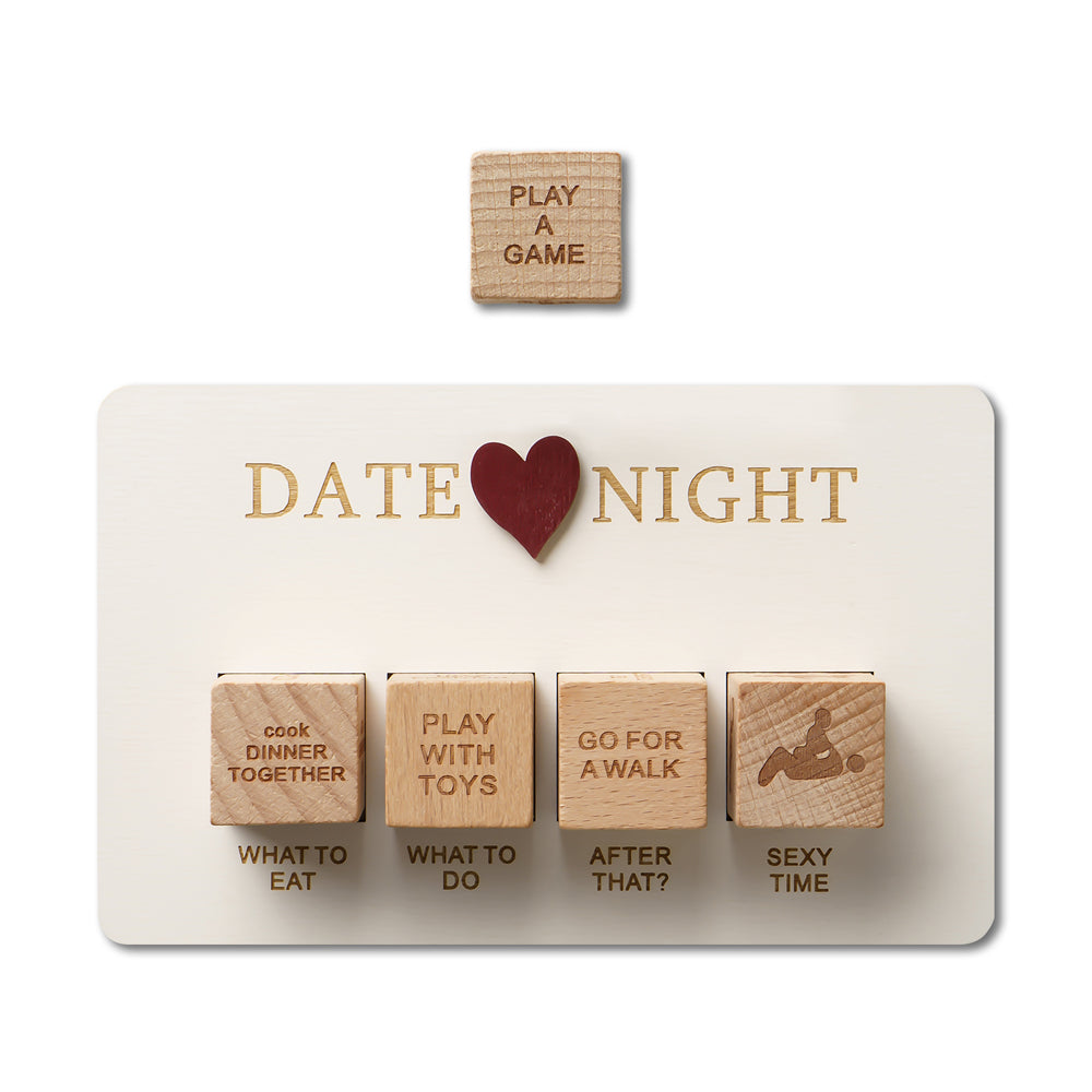 Date Night table game Role play wooden Dice for Adults Κύρια εικόνα προϊόντος