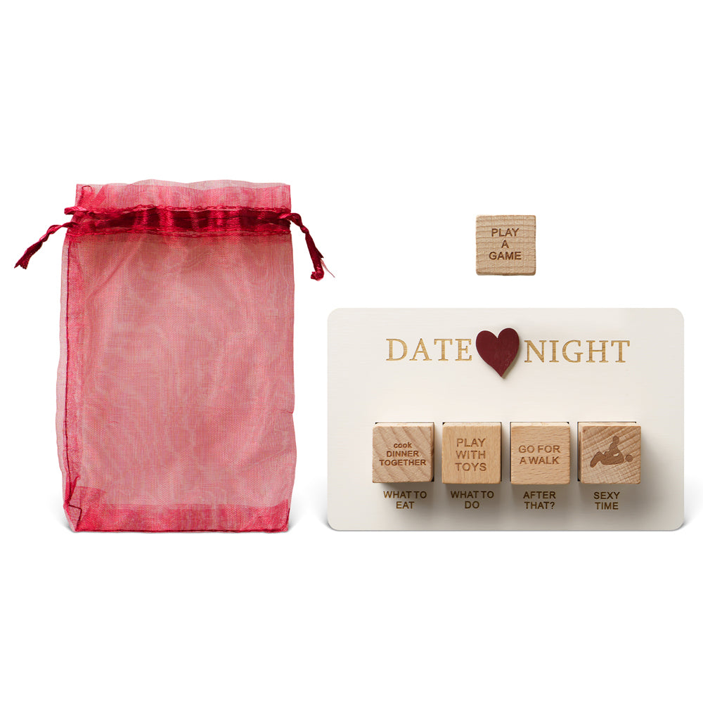 Date Night table game Role play wooden Dice for Adults - image 3