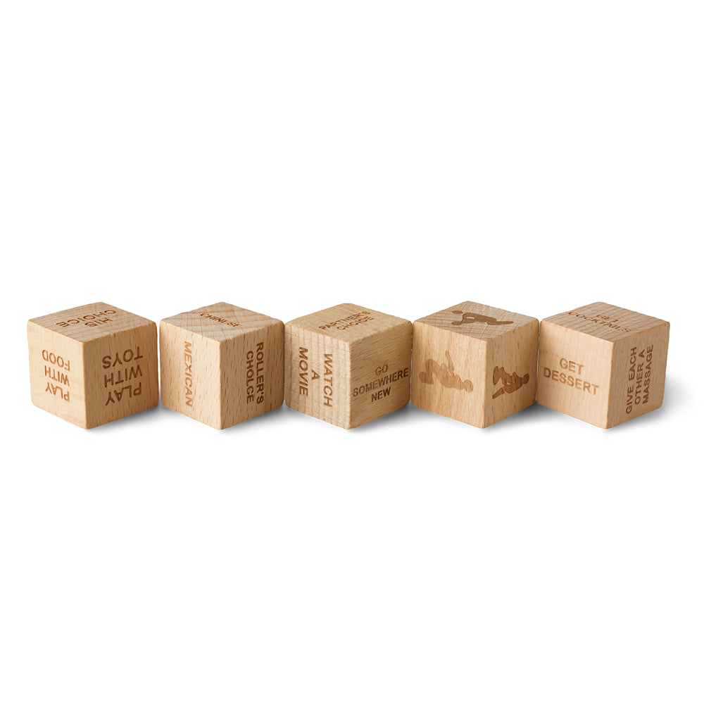 Date Night table game Role play wooden Dice for Adults - image 7