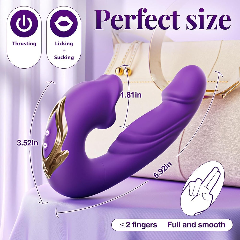 TOYBOY JOY GIVER thrusting licking vibrator