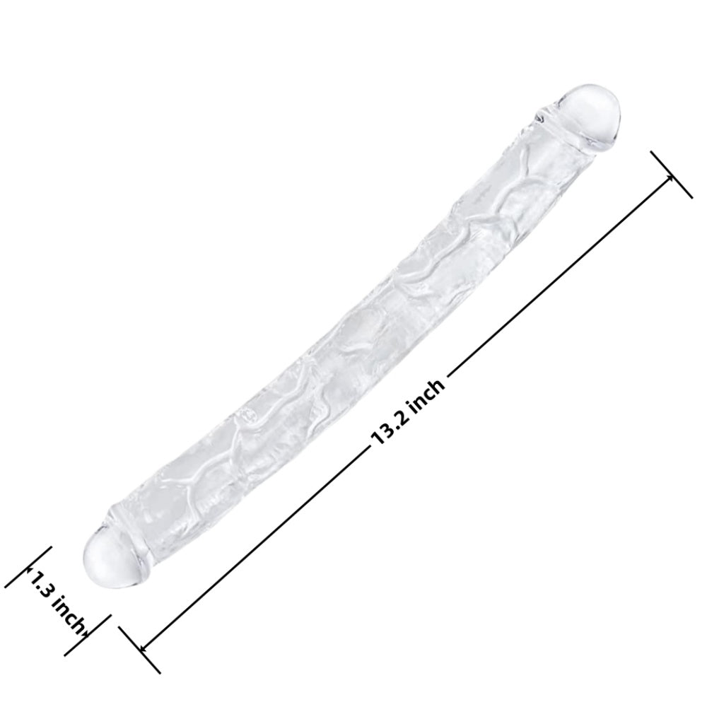 TOYBOY Clear Double Ended Dildo 33 cm - image 3