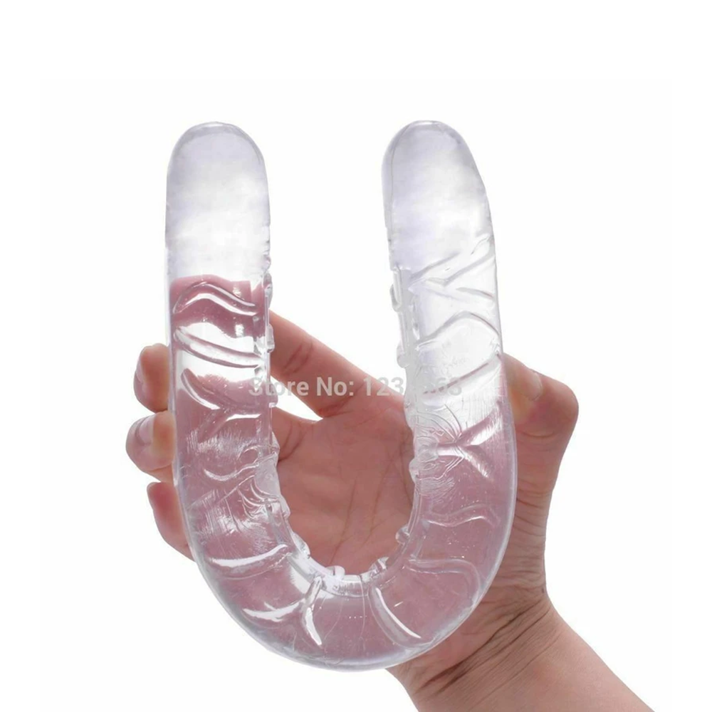 TOYBOY Clear Double Ended Dildo 33 cm - image 2