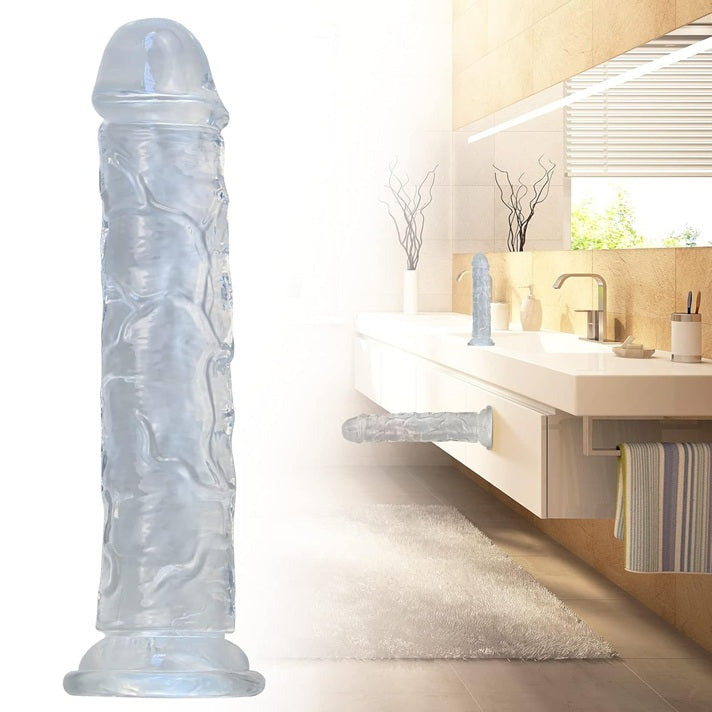 TOYBOY CRYSTAL THREESOME clear dildo set