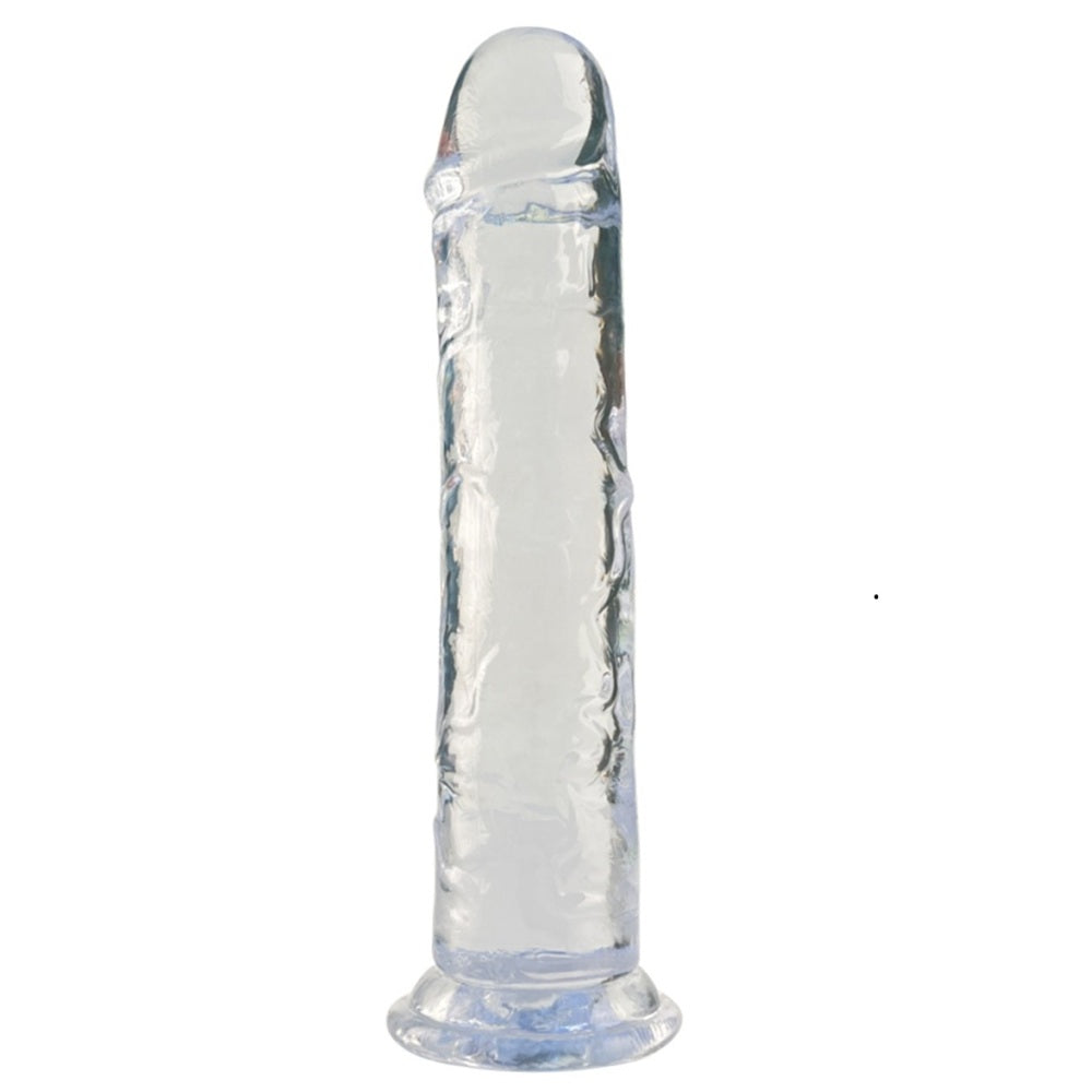 TOYBOY Clear TPE Dildo with suction cup 18 cm - image 3
